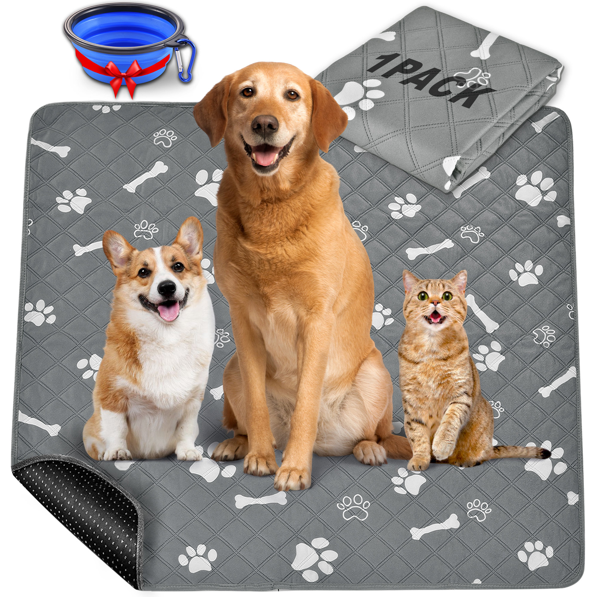 Pet absorbent pads top